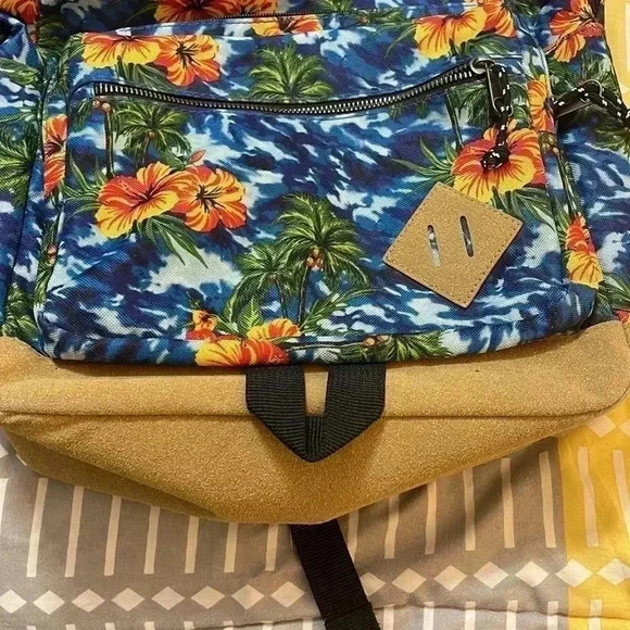 Steve Madden Tropical Print Backpack - Picture 10 of 16